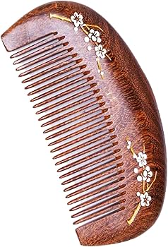 Amazon | S.fields.inc 木櫛 木の櫛 木製 つげの櫛 ヘアコーム